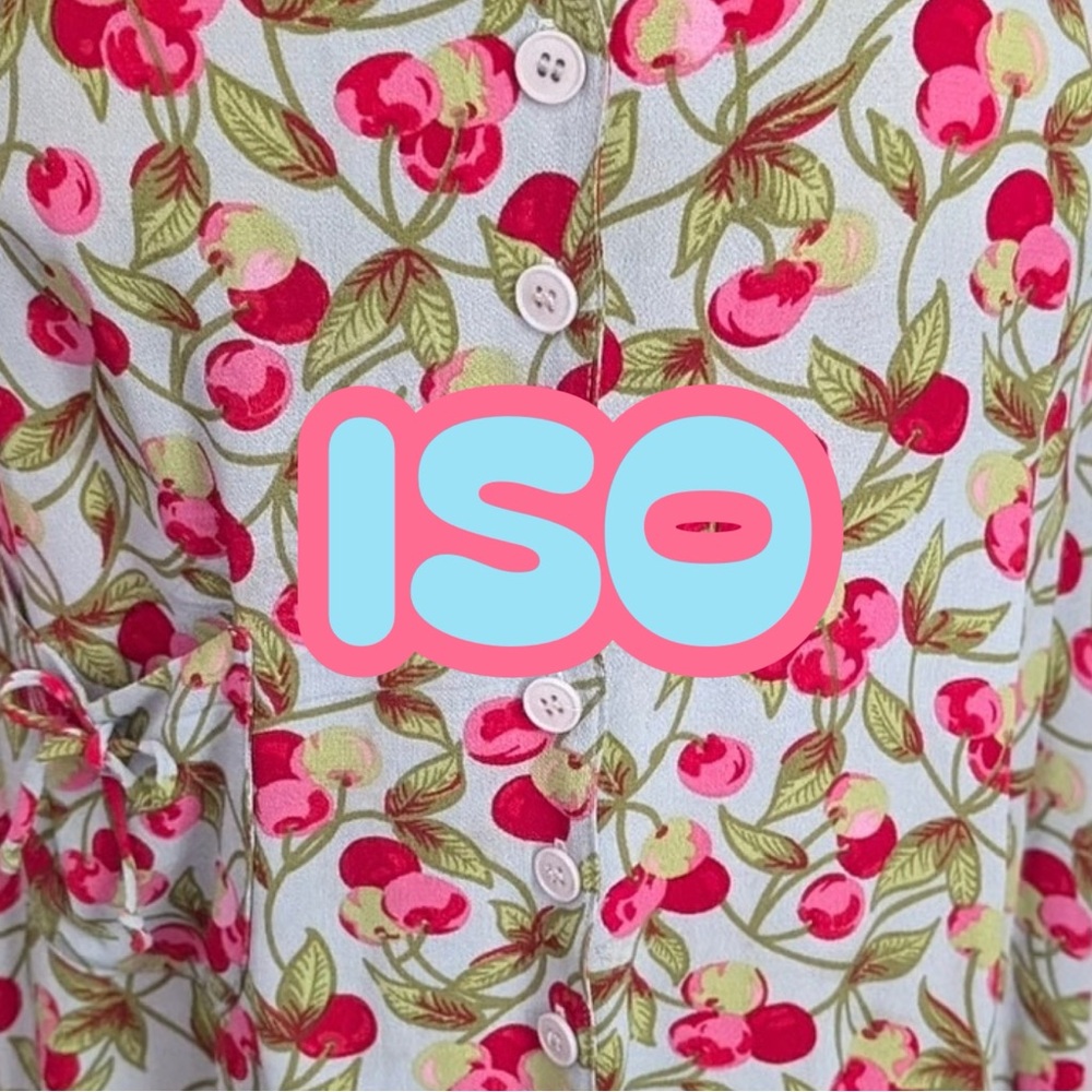 ISO Betsey Johnson Cherry Print Dress